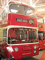 North Western bus 174 (DDB 174C), Museum of Transport in Manchester, 31 March 2010.jpg