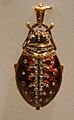 Pendant watch in shape of beetle Switzerland 1850-1900 gold, diamond, enamel