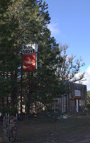 Pine Grove sign