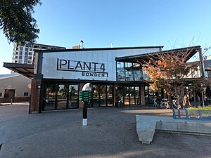 Plant 4 Bowden community and shopping centre, Adelaide