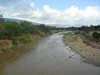 Río Táchira, frontera Colombia - Venezuela.JPG