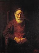 Rembrandt Harmenszoon van Rijn - An Old Man in Red