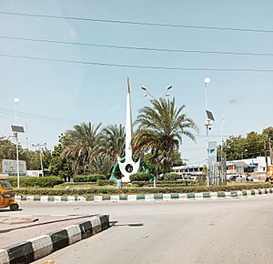 Roundabout in Maiduguri