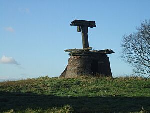 Ruins of old windmill - geograph.org.uk - 294064