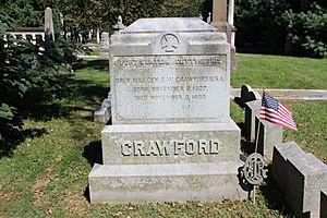 Samuel W. Crawford tombstone