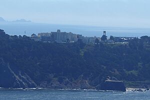 San Francisco VA Medical Center from the Marin Headlands