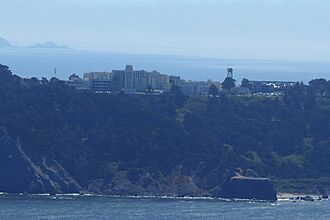 San Francisco VA Medical Center from the Marin Headlands