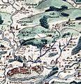 Schöpfkarte 1580 - area around Englisberg