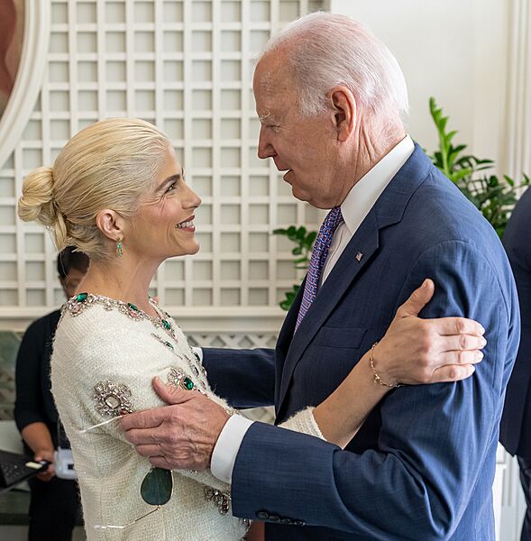 Selma Blair and Joe Biden