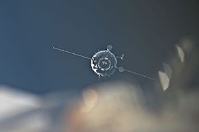 SoyuzTMA18 approaches ISS1