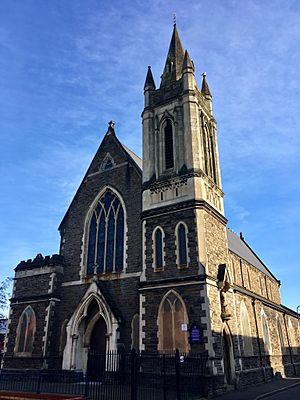 St Michael’s Church, Clarence Street, Newport, January 2020 02