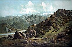 Sutlej Valley from Rampur ca. 1857