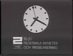 TV2 Clock 1973