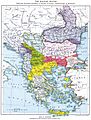 The Balkan boundaries after 1913
