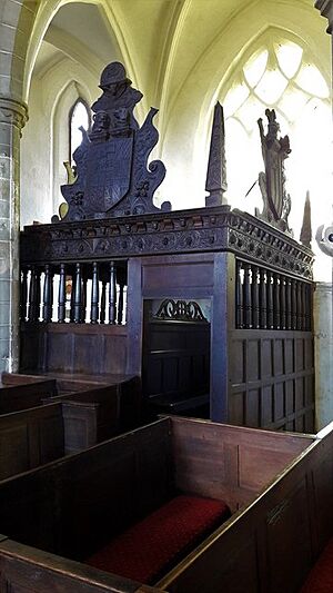 The Shirley pew in Breedon church - geograph.org.uk - 5620205