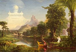 Thomas Cole - The Voyage of Life Youth, 1842 (National Gallery of Art)