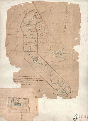 Thomas Ridout map of Grand River Indian Lands, 1821