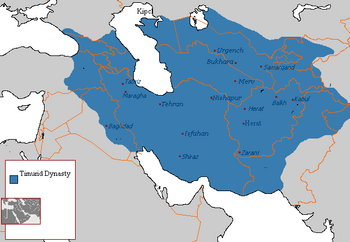 Timurid Empire at its greatest extent