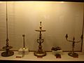Traditional Lamps at Arakkal Museum