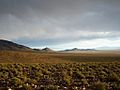 Vista de paisaje cercano al pueblo de Abdón Castro Tolay