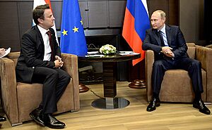 Vladimir Putin and Xavier Bettel (2015-10-06)-102