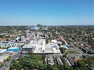 Warringal Shopping Centre in Heidelberg. February 2024