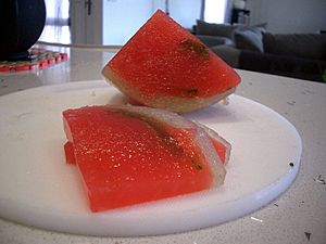 Watermelon Agar Jelly