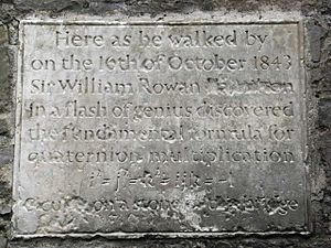 William Rowan Hamilton Plaque - geograph.org.uk - 347941