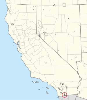 0450R Campo Indian Reservation Locator Map