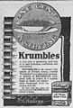 1917 ad for Kellogg's Krumbles