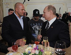 2012-03-05 Владимир Путин, Федор Емельяненко