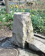 Stone water fountain