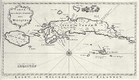 AMH-7993-KB Map of Ceram, Ambon and the Banda islands