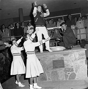 ASU Victory Bell in 1956