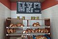 A display of Scali bread at the Winter Hill Bakery