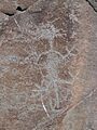 Abert Lake petroglyph figure