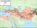 Achaemenid Empire at its greatest extent according to Oxford Atlas of World History 2002