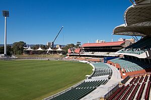 Adelaide Oval demolition in 2012