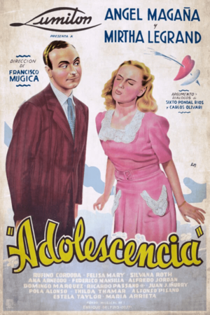Adolescencia, afiche, 1942