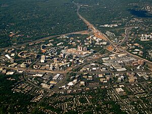 Aerial shot of Tysons Corner, Virginia 2010