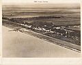 Aerial view of Canal Point, Florida, approaching lock