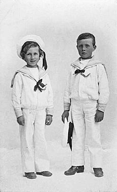 Alan and Ronald McNicoll sailor portrait