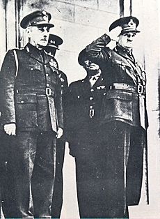 Alexander Papagos and Archibald Wavell in Athens, Greece - 194101