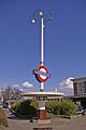 Art Deco Seat and Station Sign, Oakwood, London N14 - geograph.org.uk - 740661