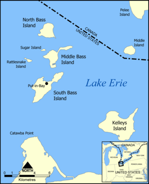 Bass Islands map