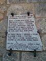 Caltabellotta - targa commemorativa del 21 centenario della rivolta degli schiavi