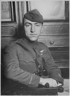 Captain Edward Rickenbacker, America's premier "Ace" officially credited with 22 enemy planes and the proud wearer of th - NARA - 533720