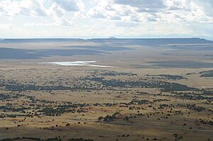 Capulin Volcano View from top 2002