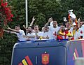 Celebrando la cuarta Eurocopa de la selección española. Madrid, 15 de julio de 2024
