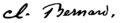 Claude Bernard signature